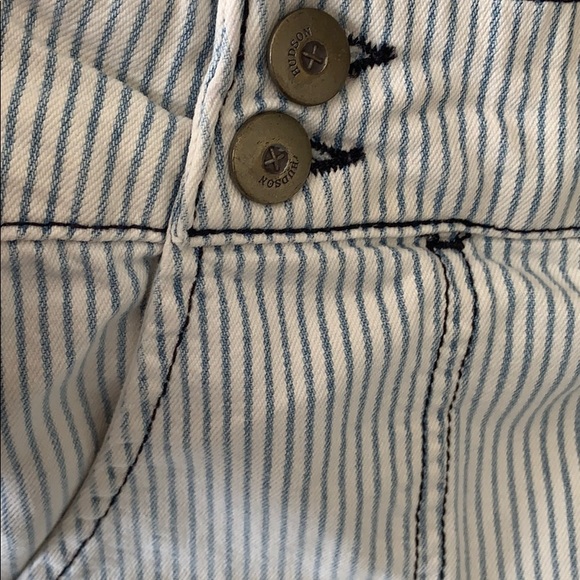 Hudson High Waist Striped Shorts - Picture 4 of 7